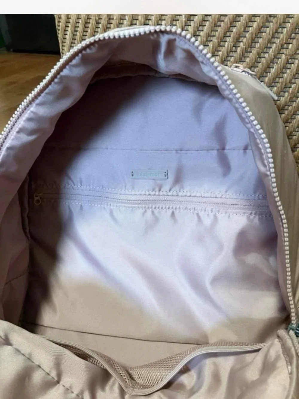 Lululemon Everyday Backpack 2.0 Light Pink Water-Repellant Laptop Travel Gym